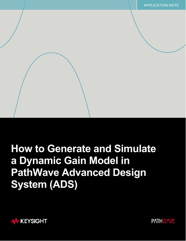 How to Generate and Simulate a Dynamic Gain Model in PathWave Advanced